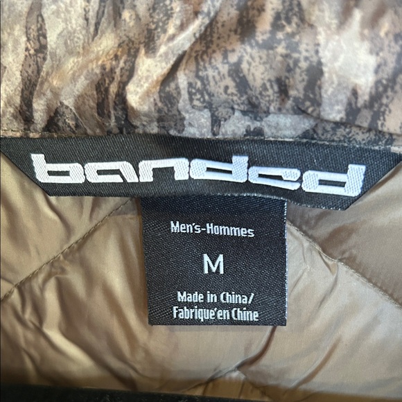 Brown Banded Camouflage Puffer Jacket - Picture 2 of 10